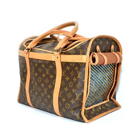 fake louis vuitton pet carrier|Louis Vuitton leash harness.